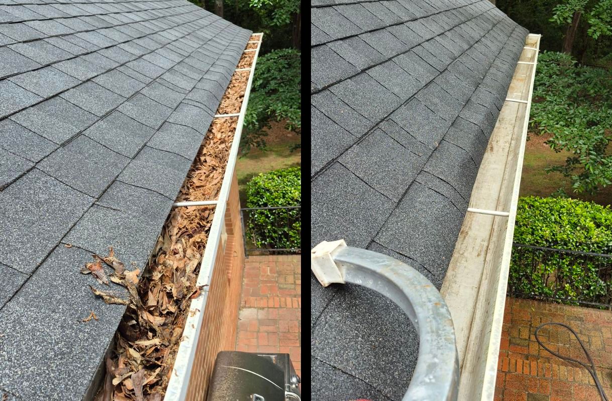 Professional Gutter Cleaning Performed In Winder, Georgia 